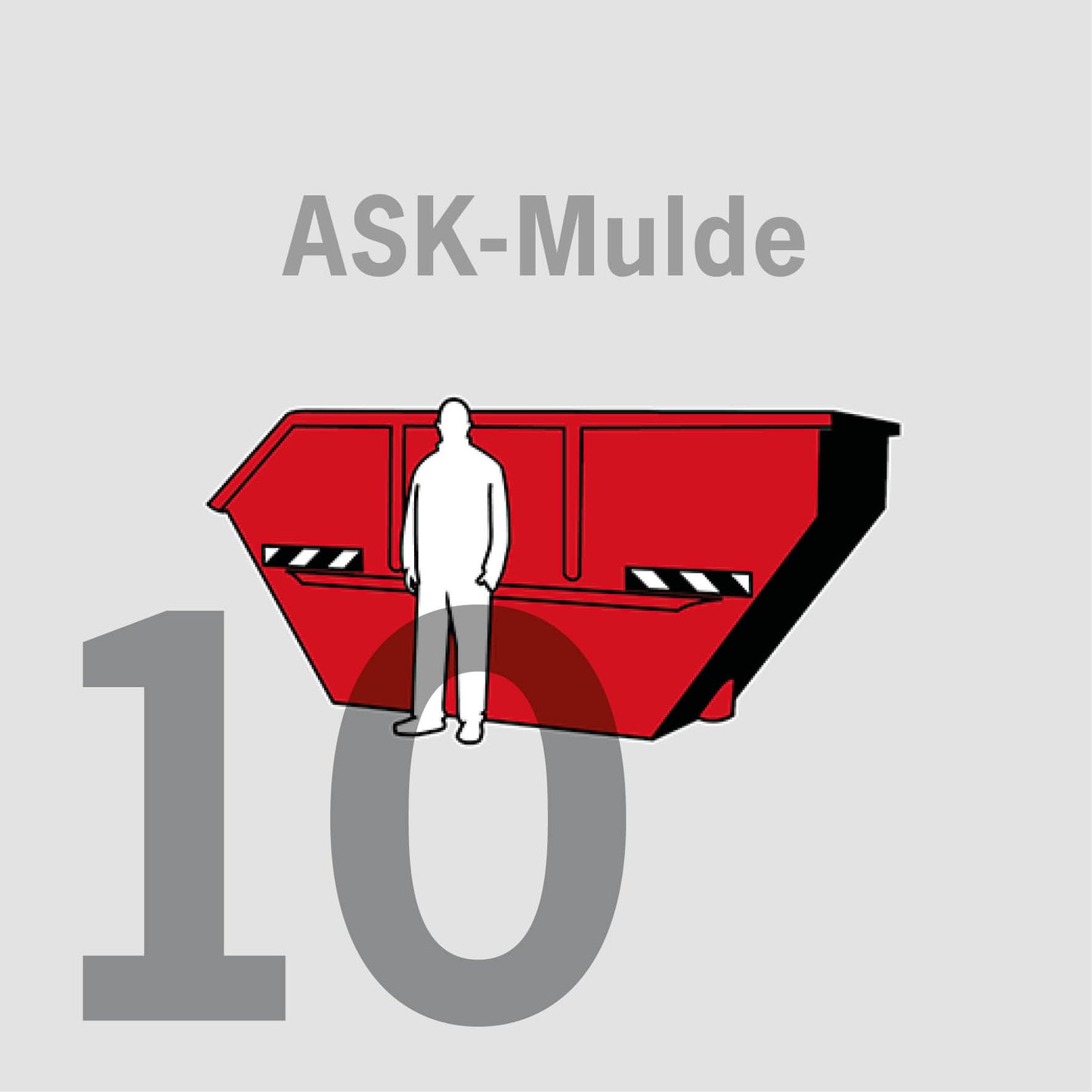 10 cbm Absetzkipper-Mulde
